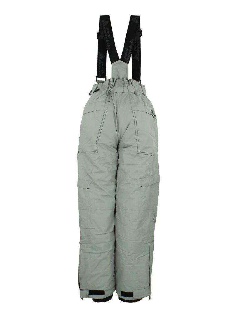 Pantalon de ski garçon ECLOSS PEAK MOUNTAIN Gris