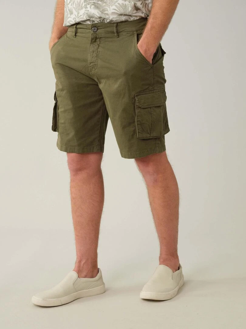 Bermuda casual pour homme 'Deeluxe'   Vert olive
