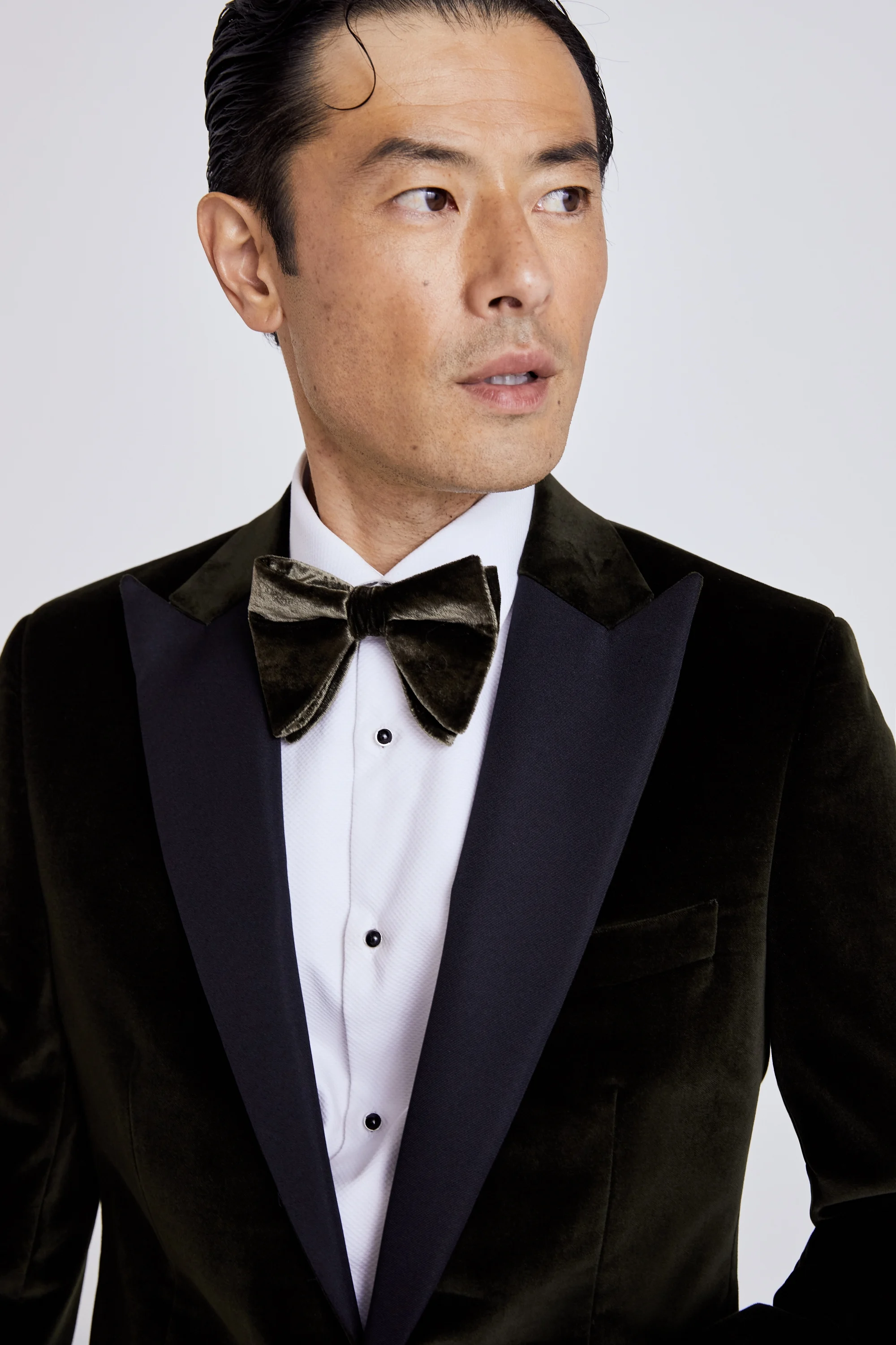 Regular Fit Olive Velvet Jacket   Buy Online at Moss