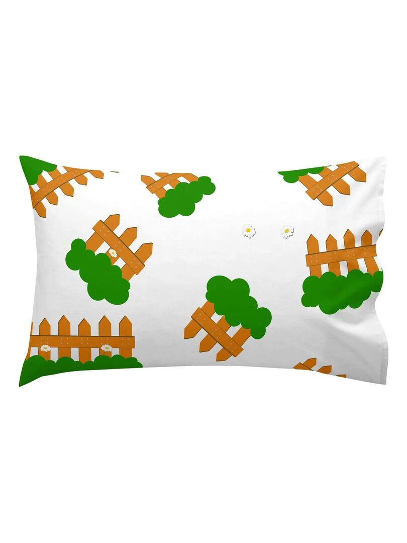 Parure housse de couette 2 pièces Piggys Berceau "Happyfriday"   Jaune