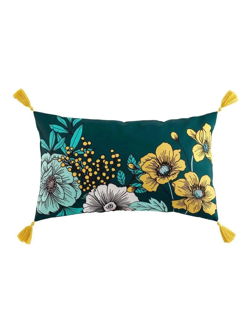 Coussin rectangle Bohoflora Multicolore