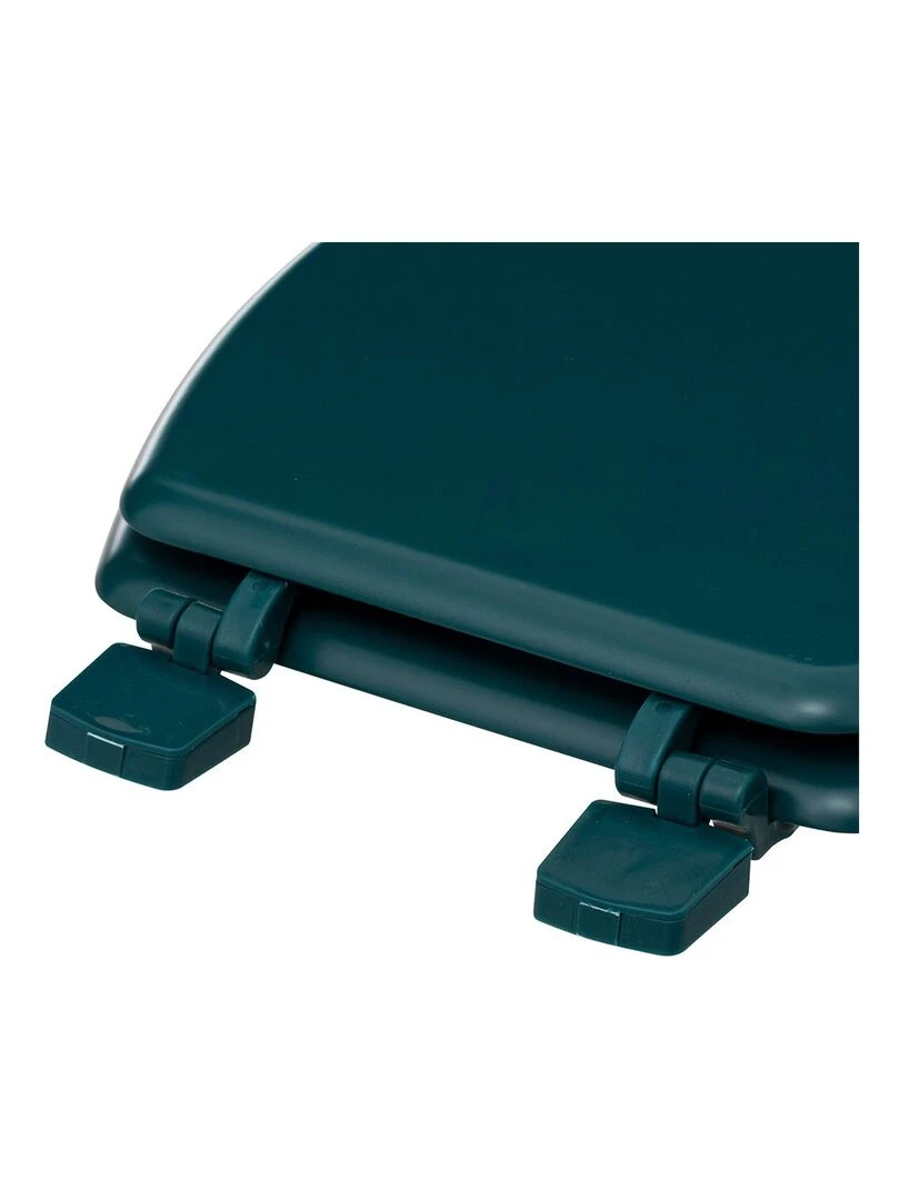 Abattant WC bois pétrole Bleu