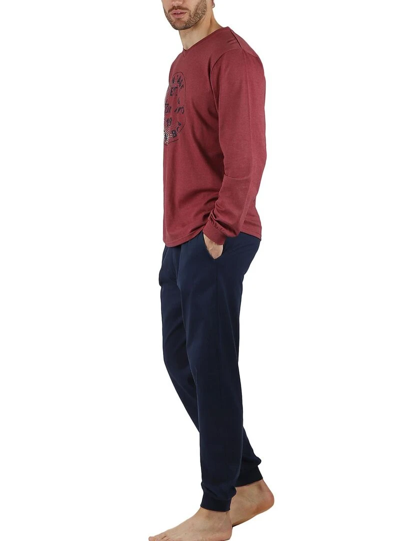 Pyjama pantalon et haut Stamp Antonio Miro   Bordeaux