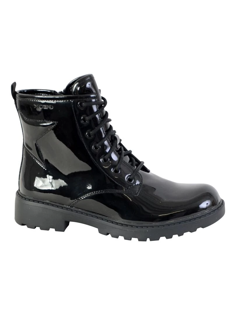 Bottes Geox Enfant Fille J Casey Noir