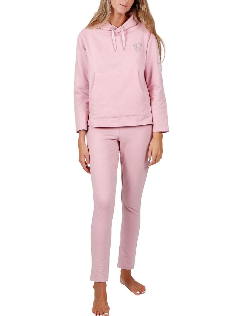 Pyjama legging sweat capuche Minnie Soft Disney Rose