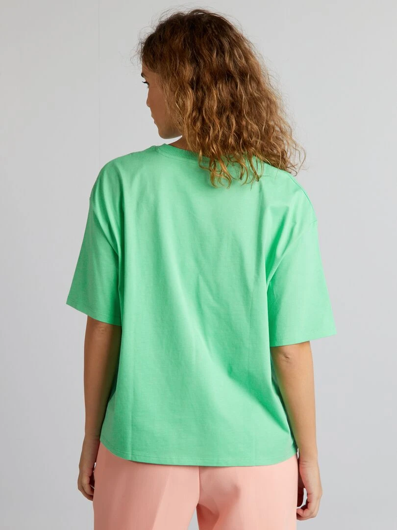 T shirt en maille jersey   Tough Cotton™   Vert