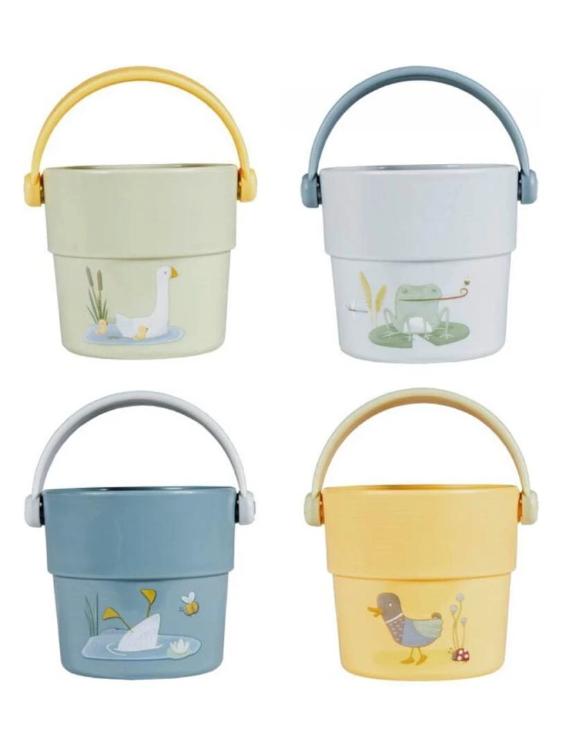 Lot de 4 gobelets de bain Little Goose Multicolore