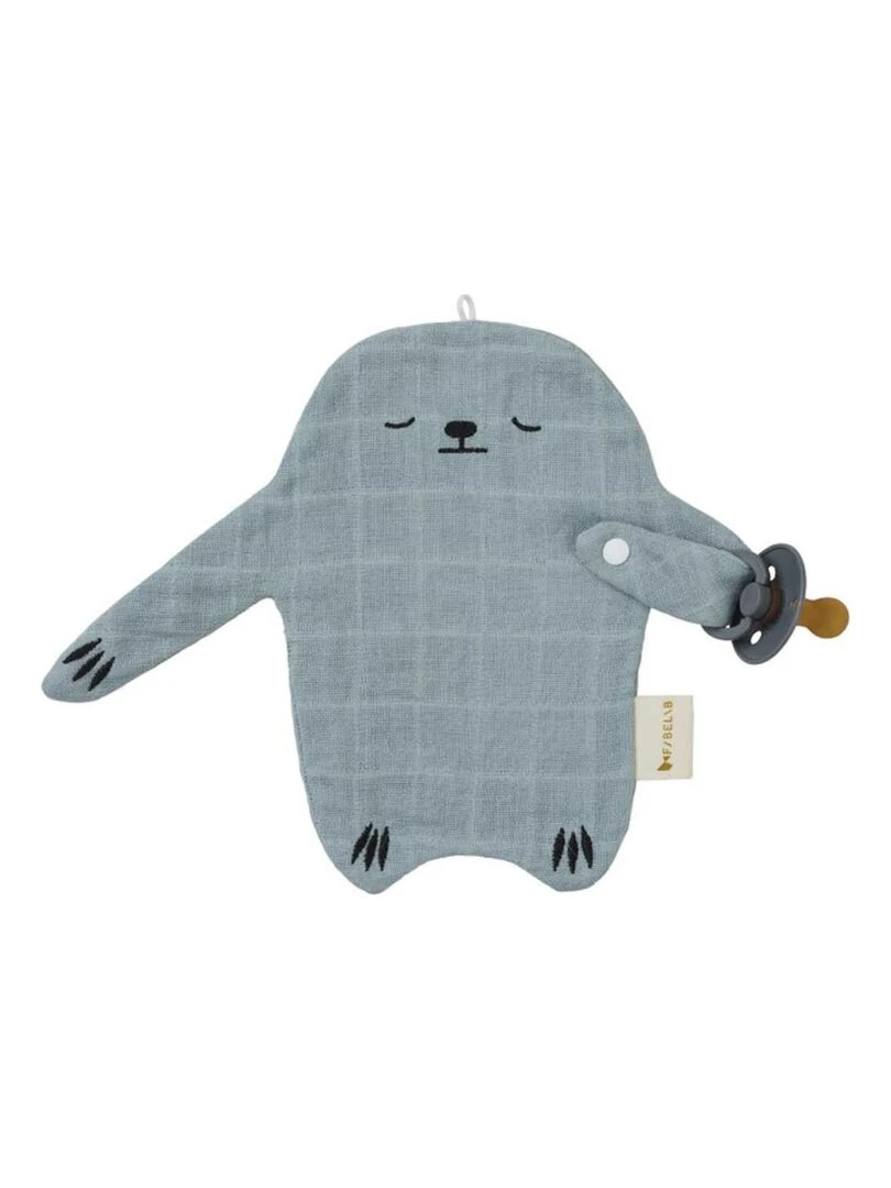 Pacifier Cuddle Sloth Cottage Blue Bleu