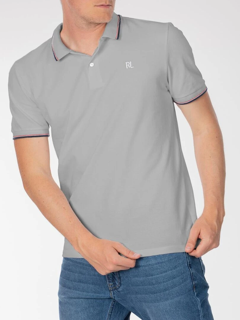 Polo classique coton piqué ASH 'Rica Lewis' Gris