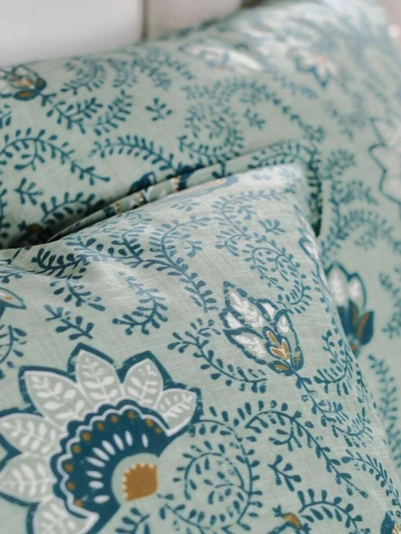 Housse de couette Sunshine 13.23 + taie(s) 100% coton 57 fils Bleu