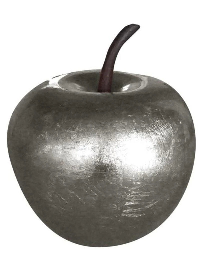 Pomme décorative design Argent Ø16 Gris