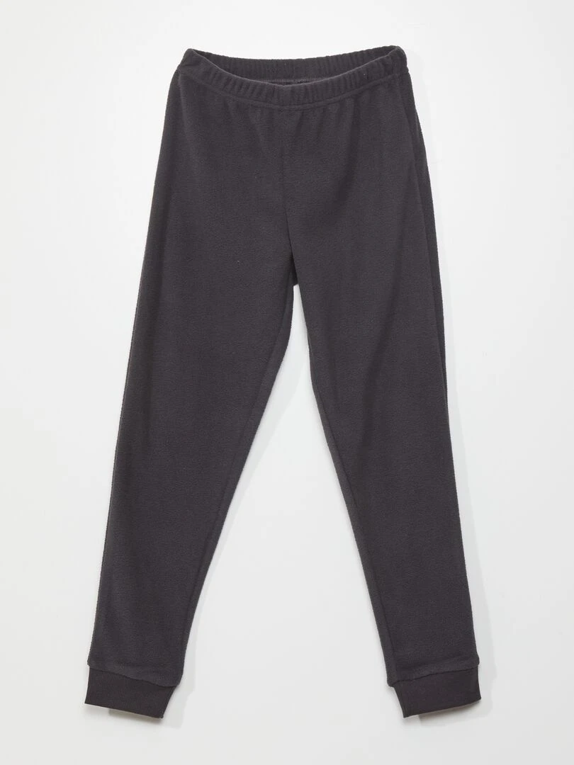 Ensemble pyjama t shirt + pantalon   2 pièces   Noir