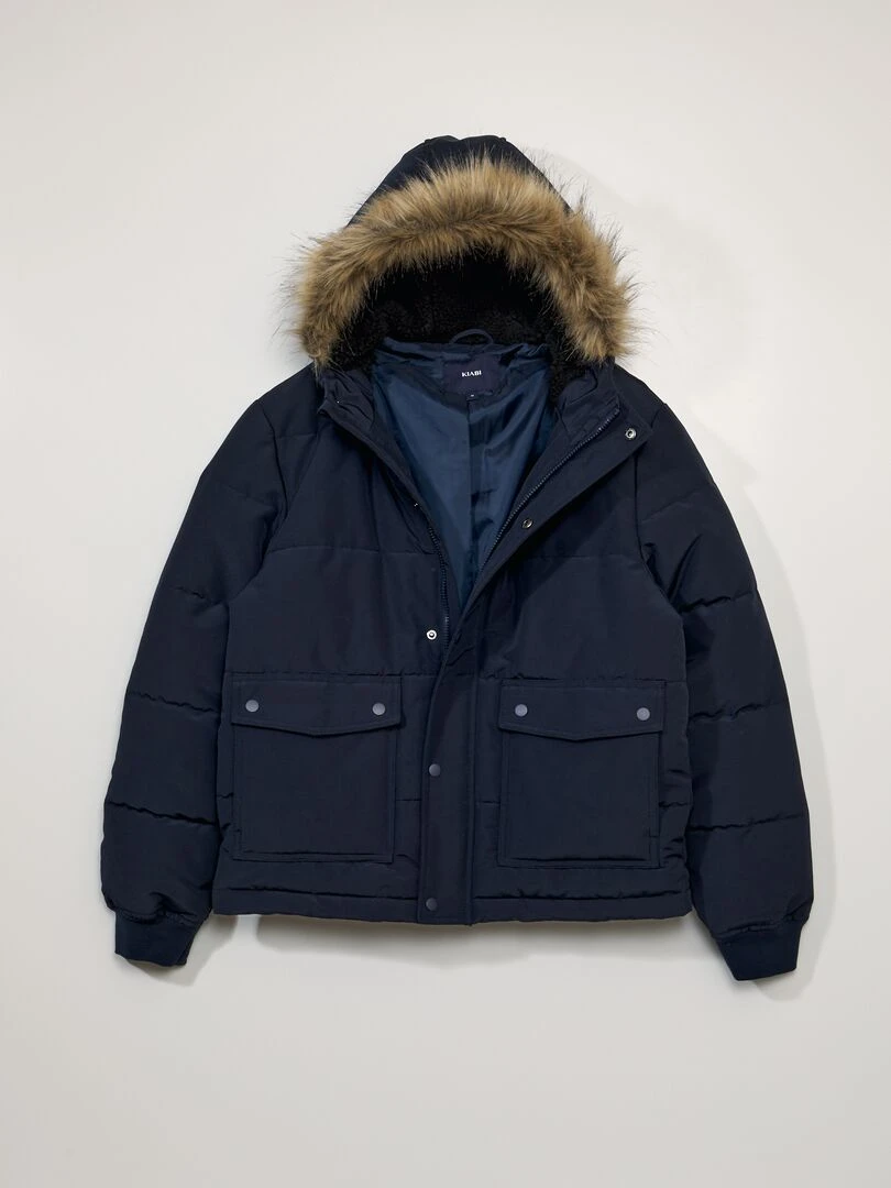 Doudoune matelassée   Bleu