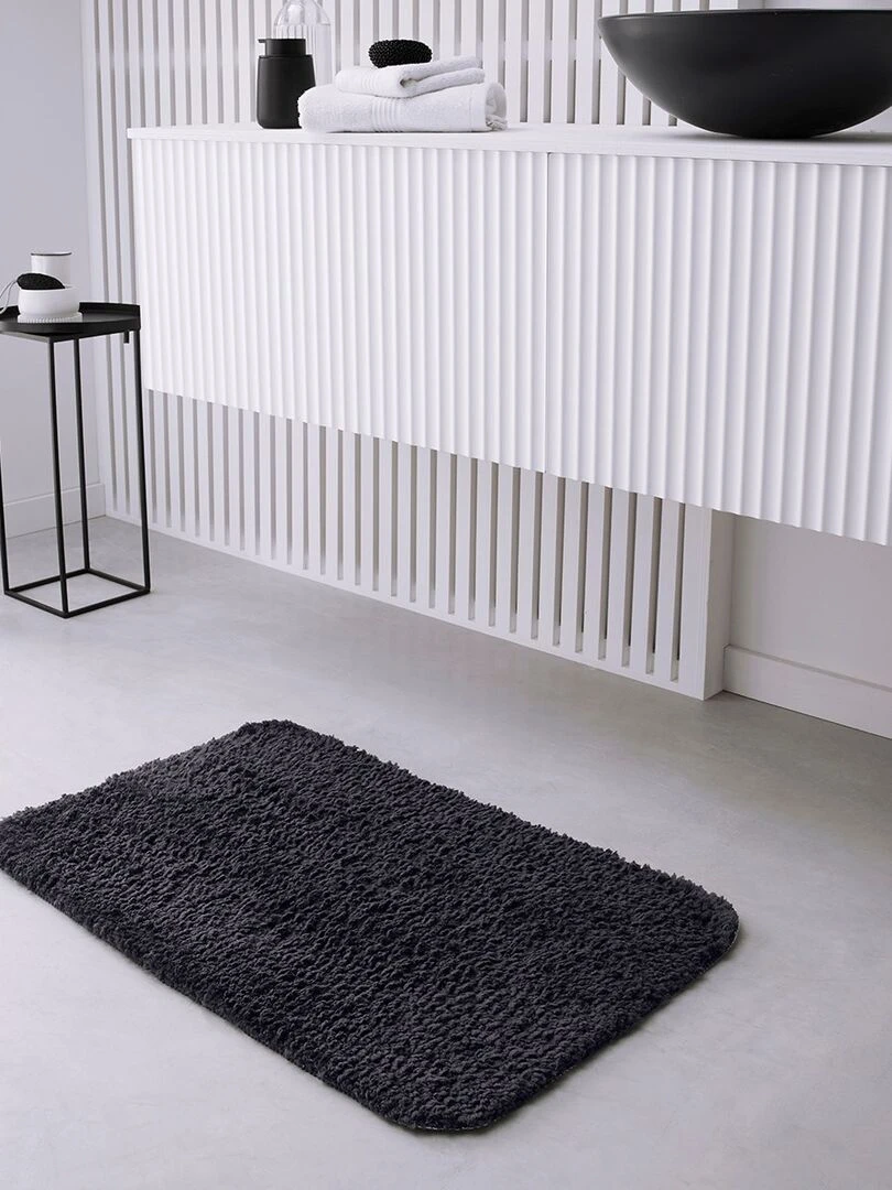 Tapis De Bain Tufté Uni 'essential' 'today' gris anthracite