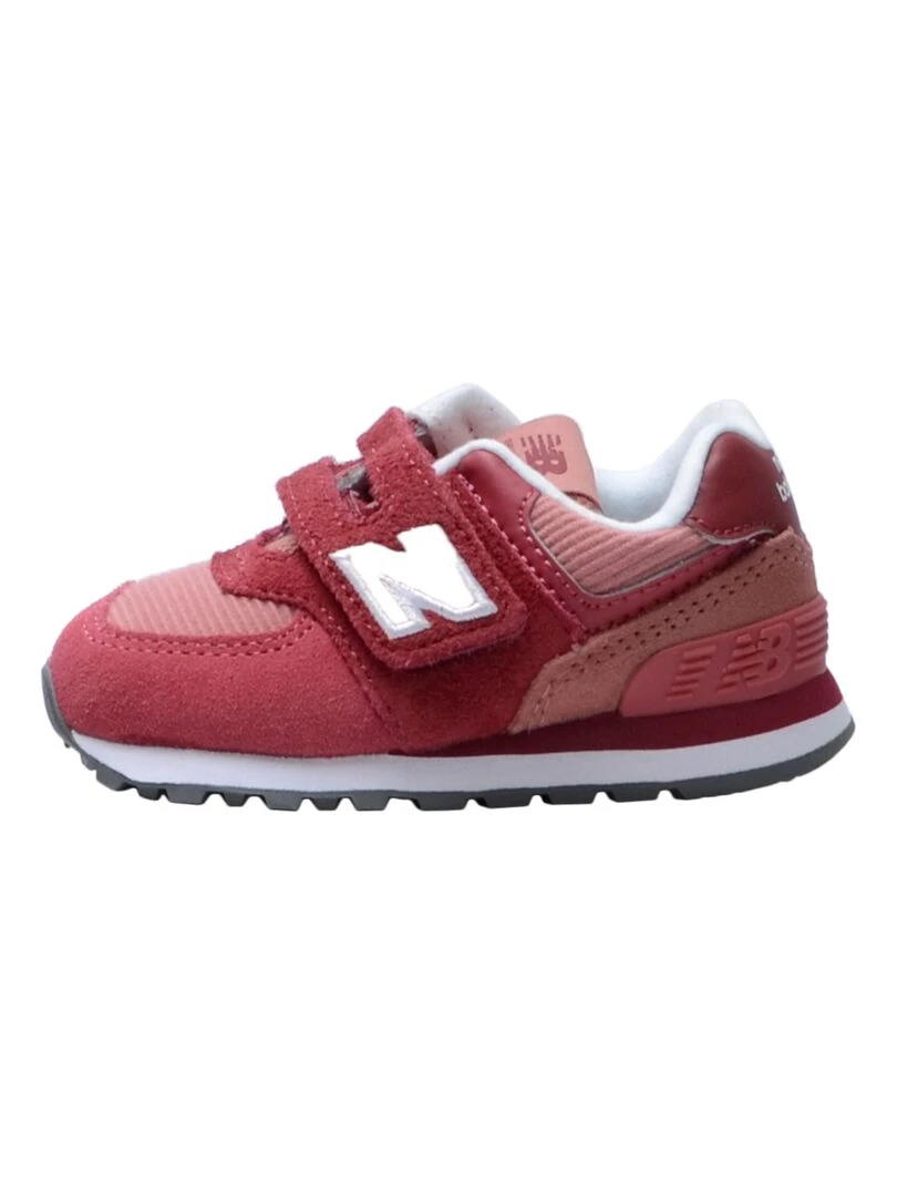 Basket Cuir Enfant New Balance 574 21à27 5 Rouge