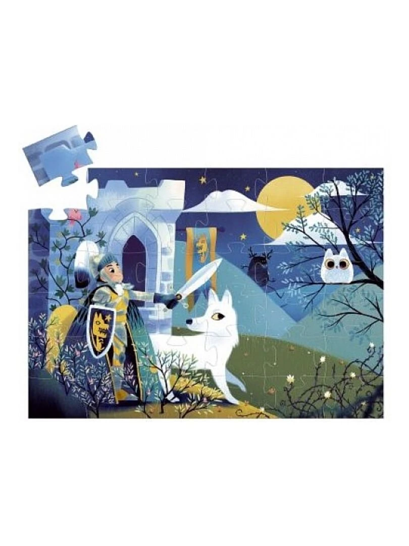 Puzzle Silhouette Chevalier De La Pleine Lune 36 Pcs N/A