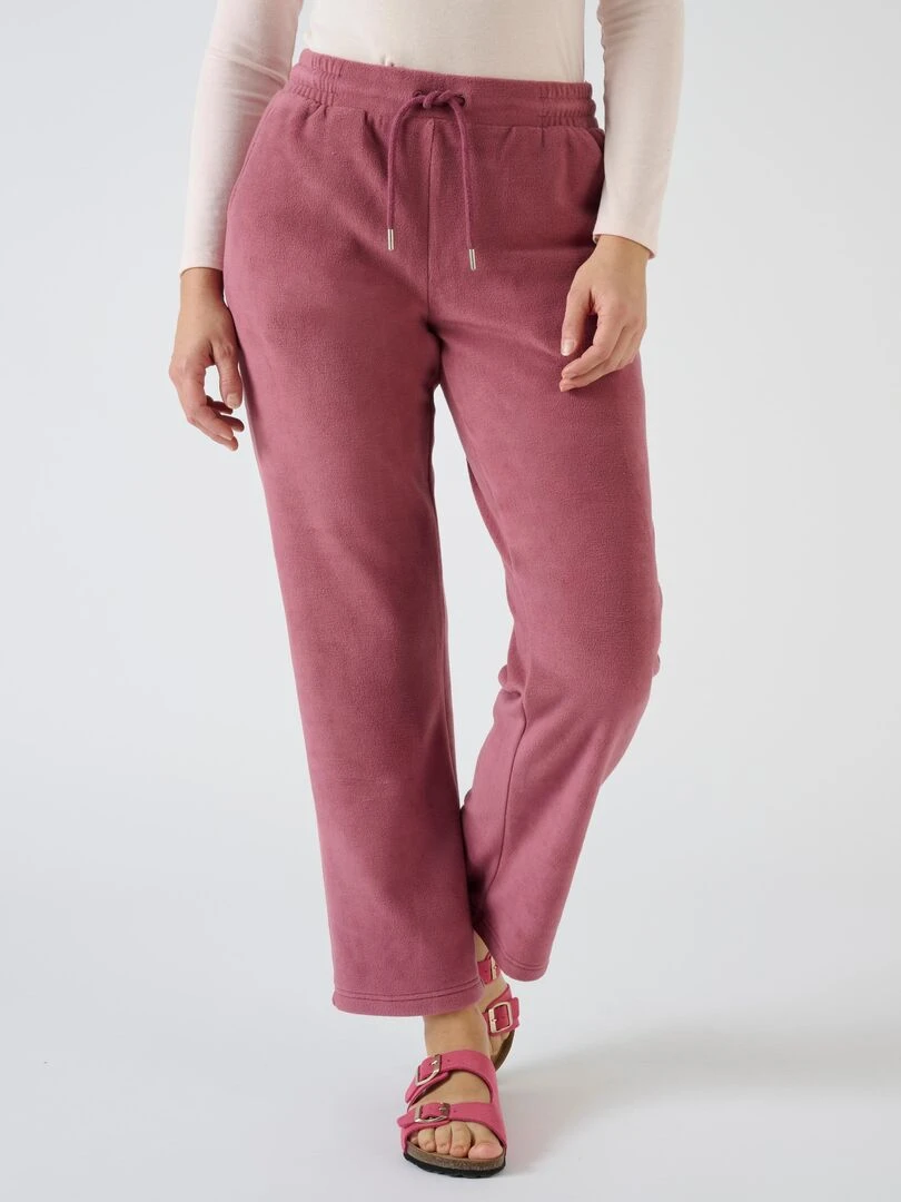 Pantalon en maille micropolaire Happy D. by Damart Rose