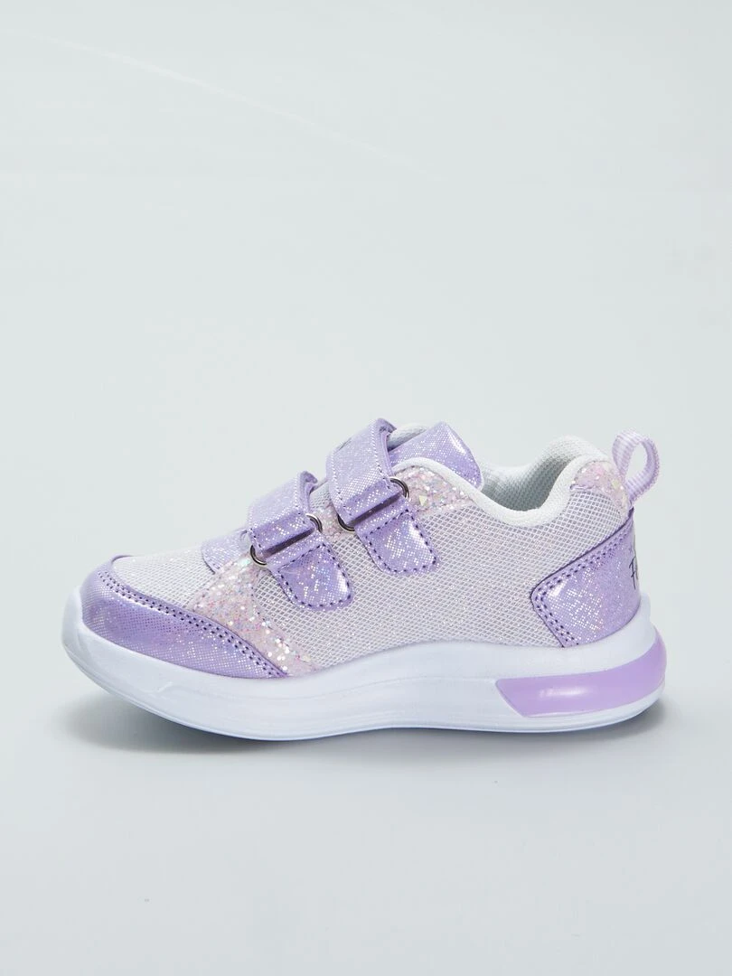 Baskets lumineuses 'Reine des Neiges'   Violet