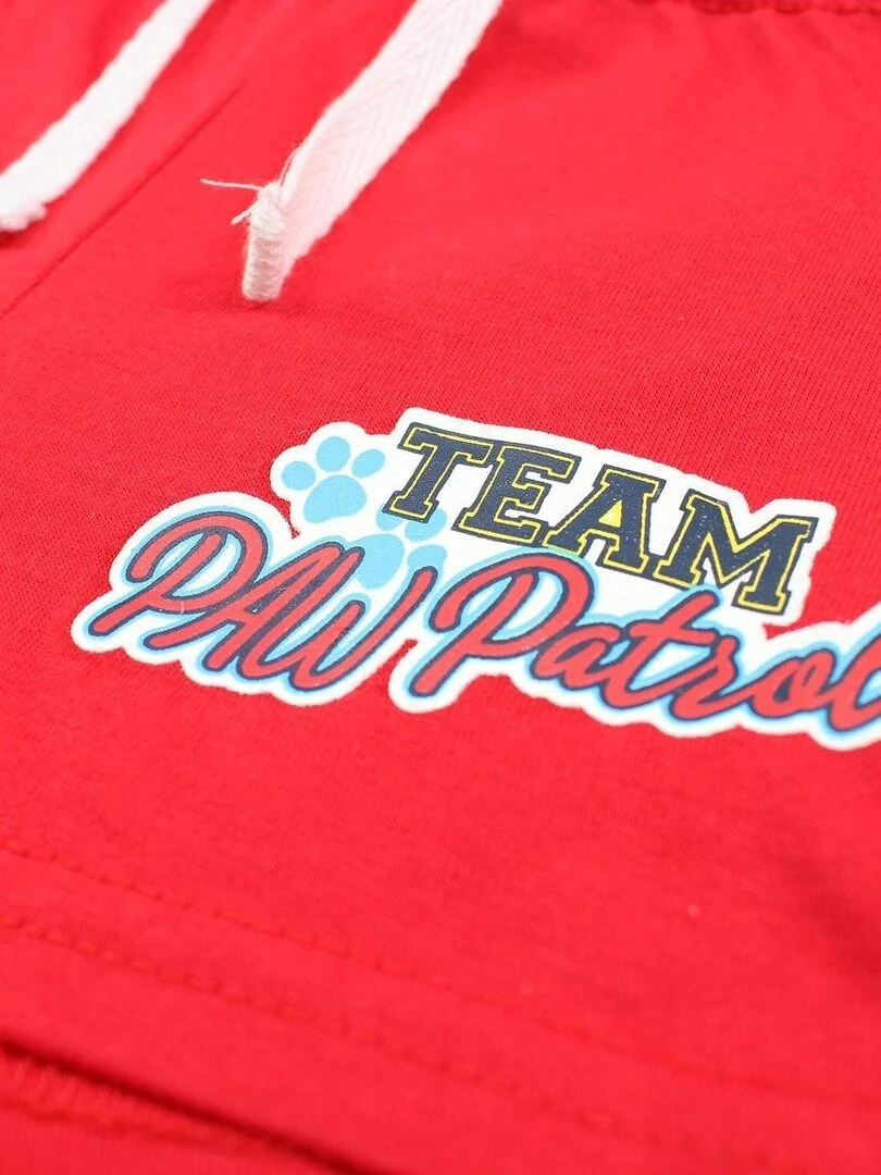 Paw Patrol   Ensemble T shirt short bébé garçon Imprimé La Pat' Patrouille   Rouge