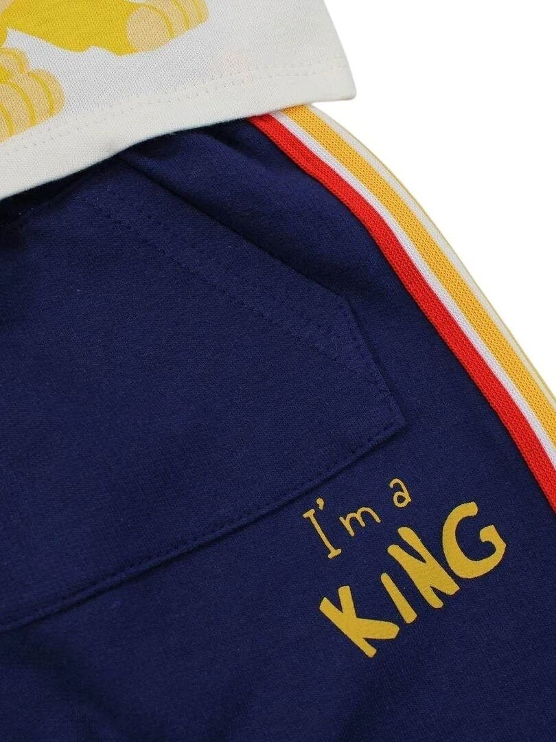 Disney   Ensemble ​​T shirt pantalon bébé garçon Imprimé Le Roi Lion   Beige