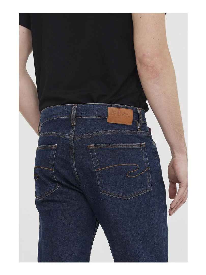 Lee Cooper   Jean coton regular LC118Z   Bleu