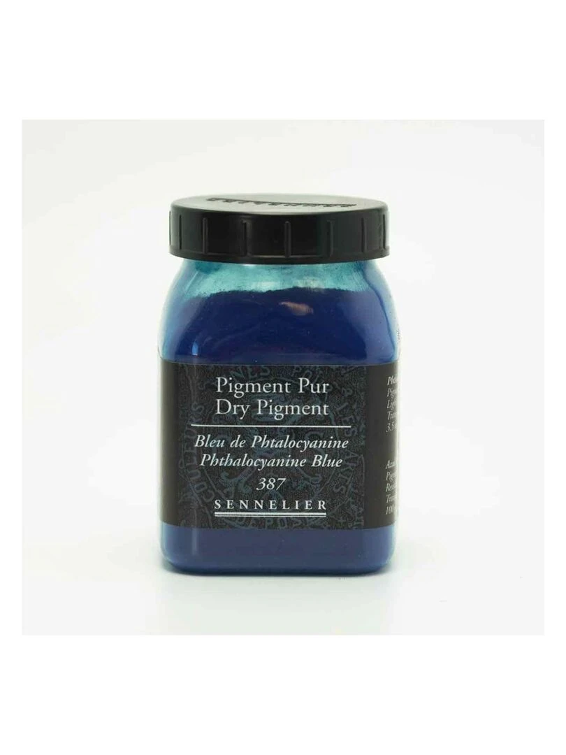 Pigment pour création de peinture   pot 100 g   Bleu de phtalocyannine   N/A