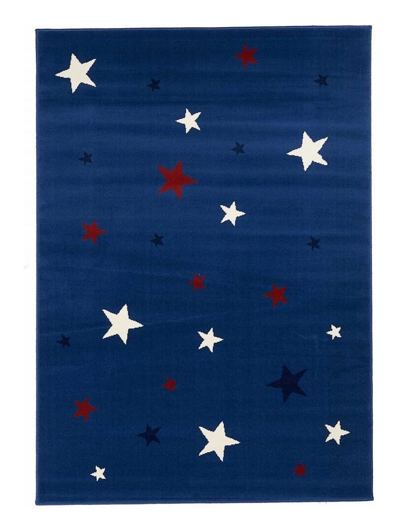 Tapis enfant AF NIGHTSKY en polypropylène OEKO TEX® Fait en Europe Bleu