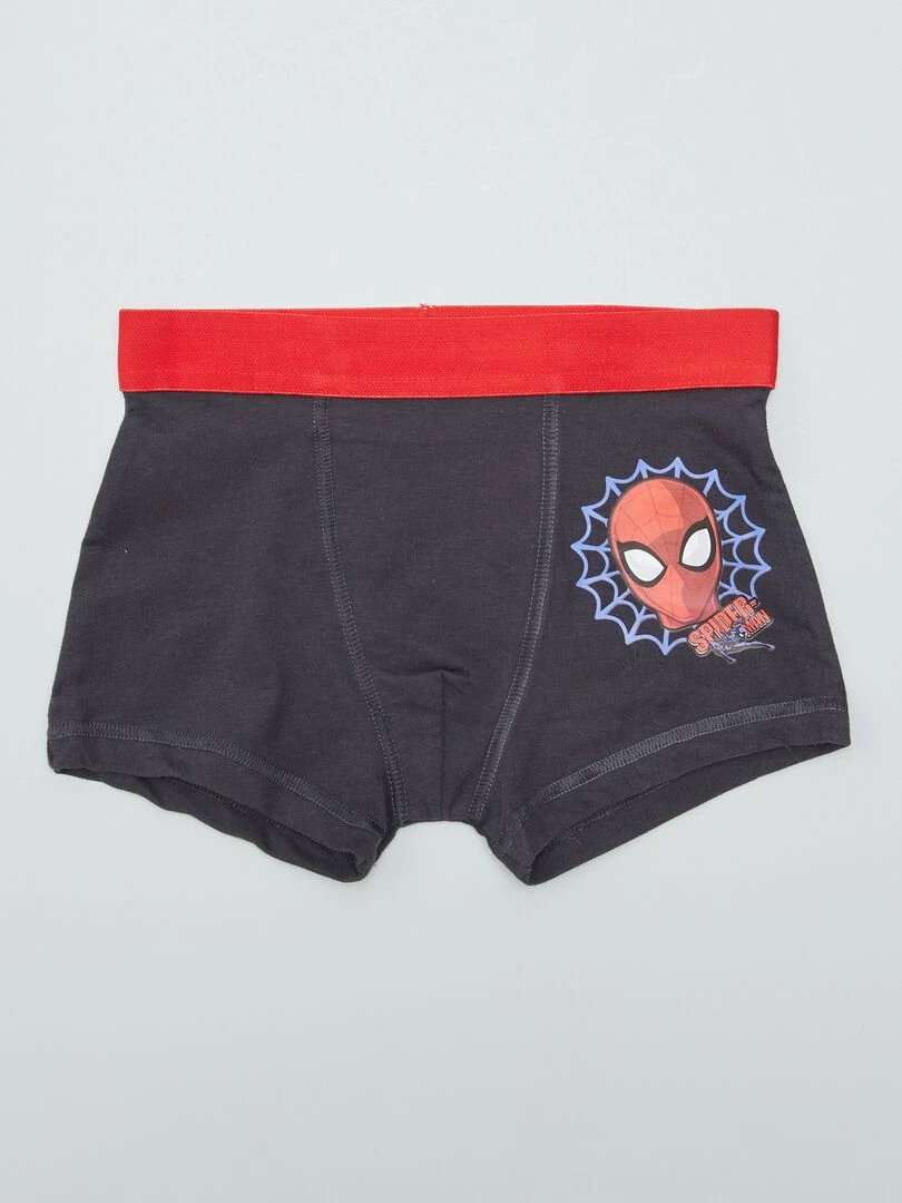Lot de 2 boxers 'Spider Man' Rouge/noir
