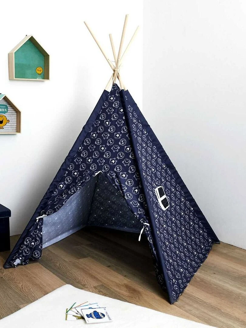 Tipi Monsieur Heureux   Bleu