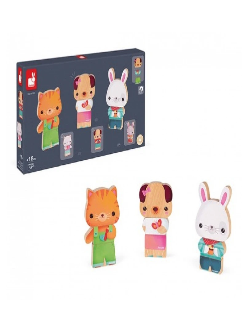 Puzzle Funny Magnets Animaux De Compagnie N/A