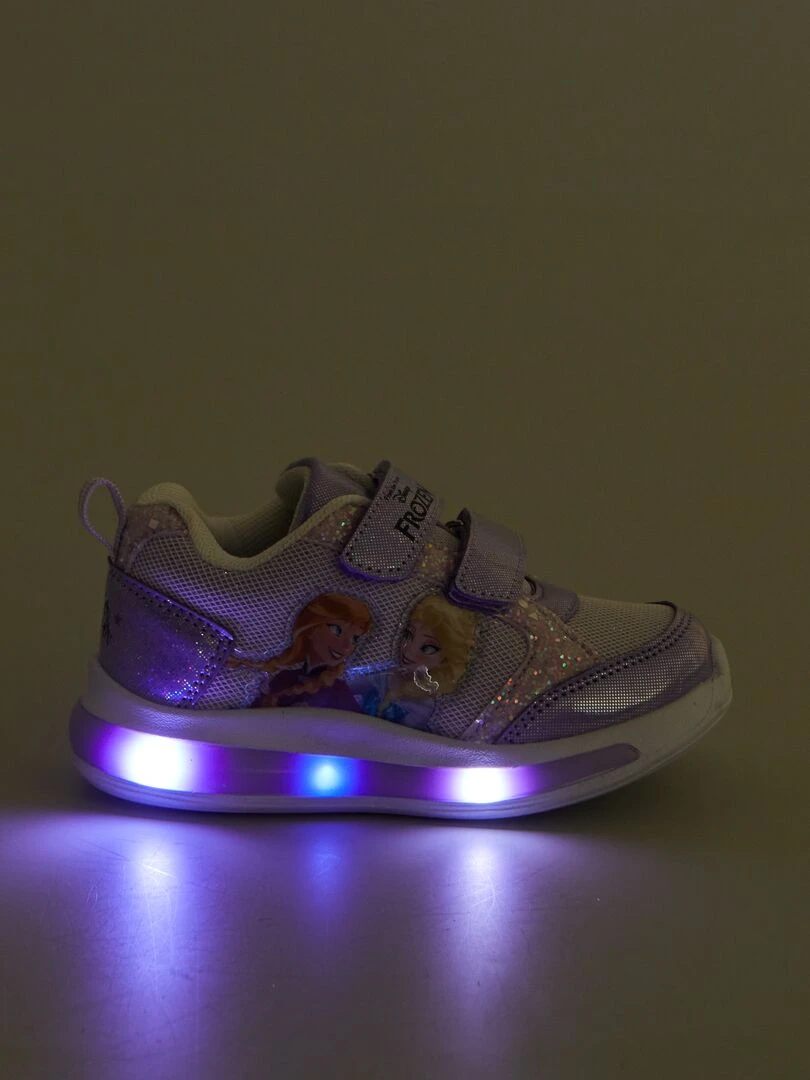 Baskets lumineuses 'Reine des Neiges'   Violet