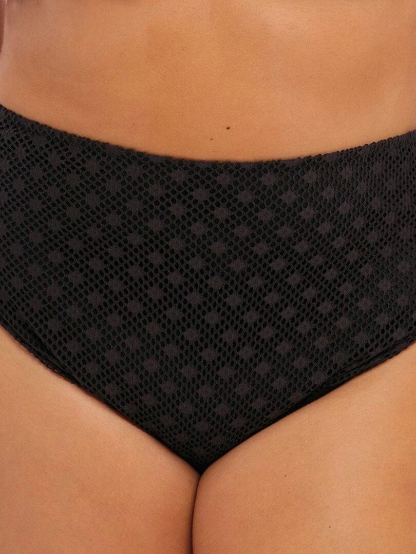Culotte de bain taille haute grande taille Bazaruto Noir