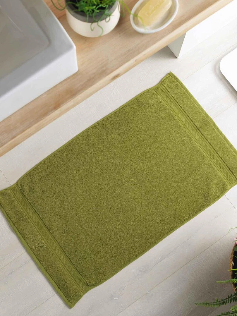 Tapis de bain éponge Collection Colors Vert pistache