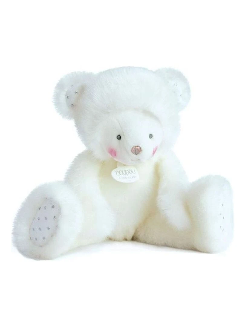 Doudou Doudou et compagnie Ours Blanc Pantin Trop Mimi Blanc