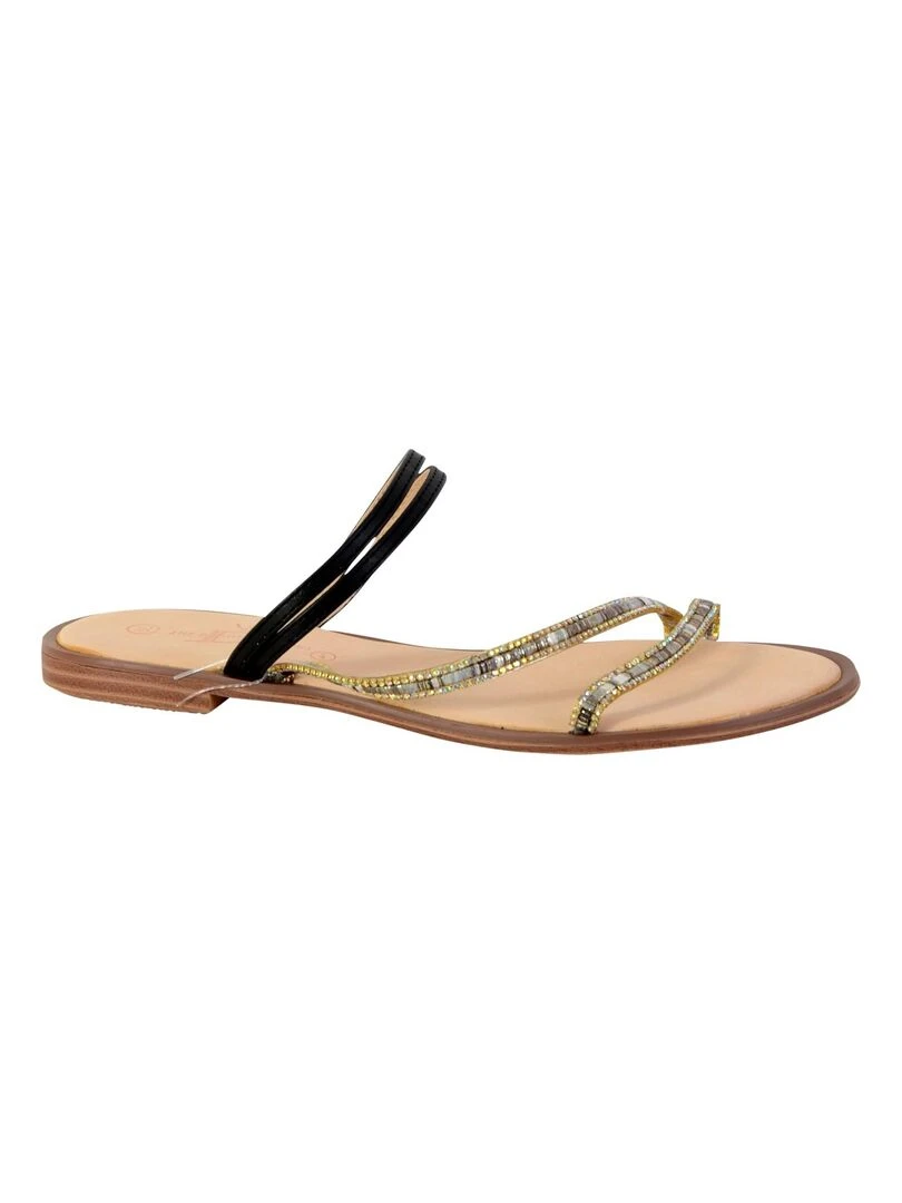 Mule Femme The Divine Factory ZH3673 Noir