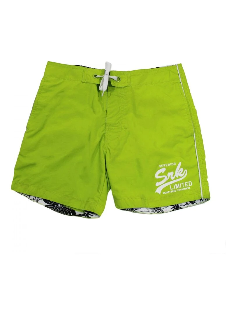 Bermuda de bain garçon ECOBI SRK Vert
