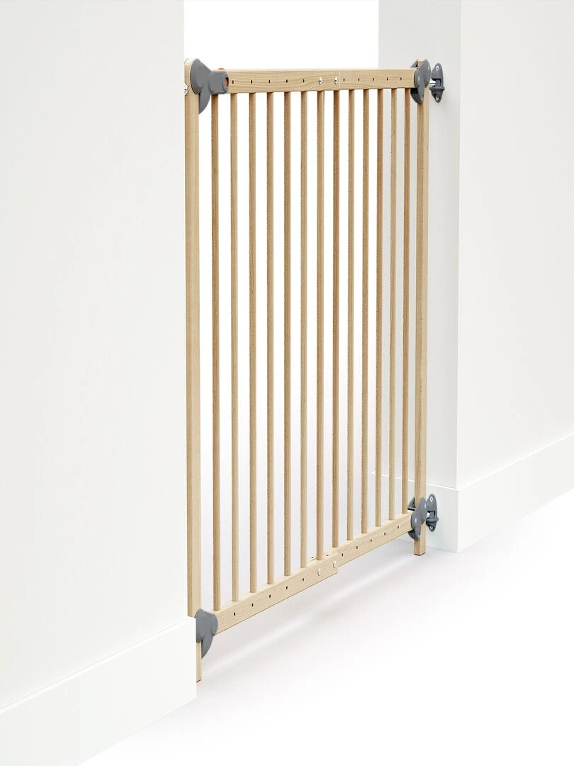 WEBABY   Barrière de sécurité extensible   Marron foncé