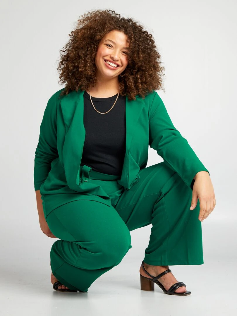 Veste de tailleur fluide 'Only Carmakoma' Vert