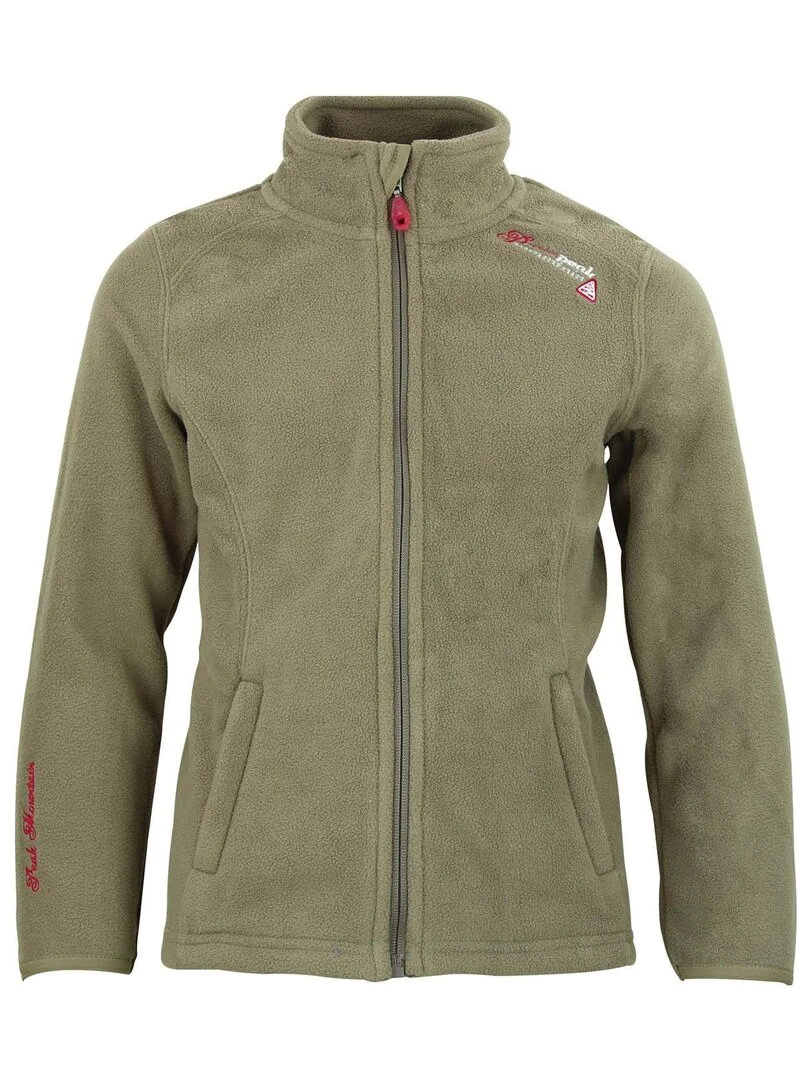 Blouson polaire fille FADARA PEAK MOUNTAIN Gris taupe