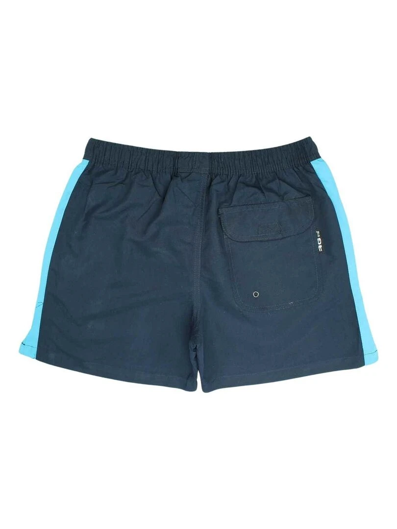 RG512 Short De Bain homme imprimé logo Bleu marine