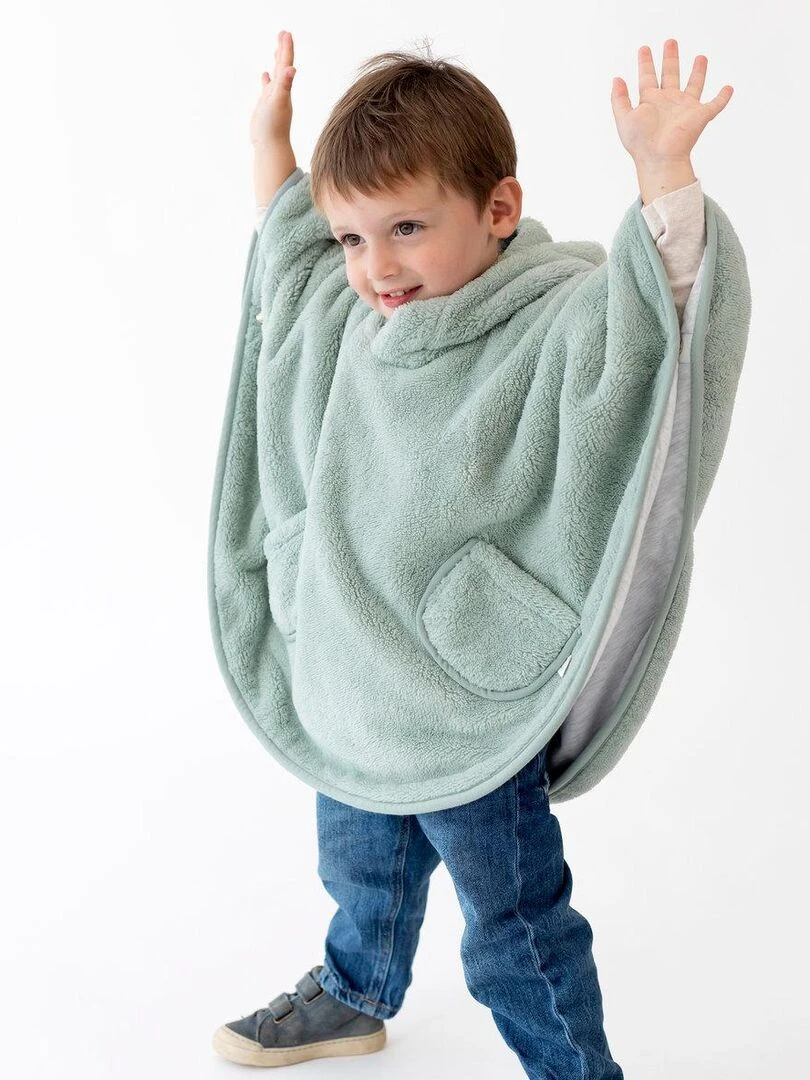 Bemini Poncho de voyage Softy et jersey   Vert sapin