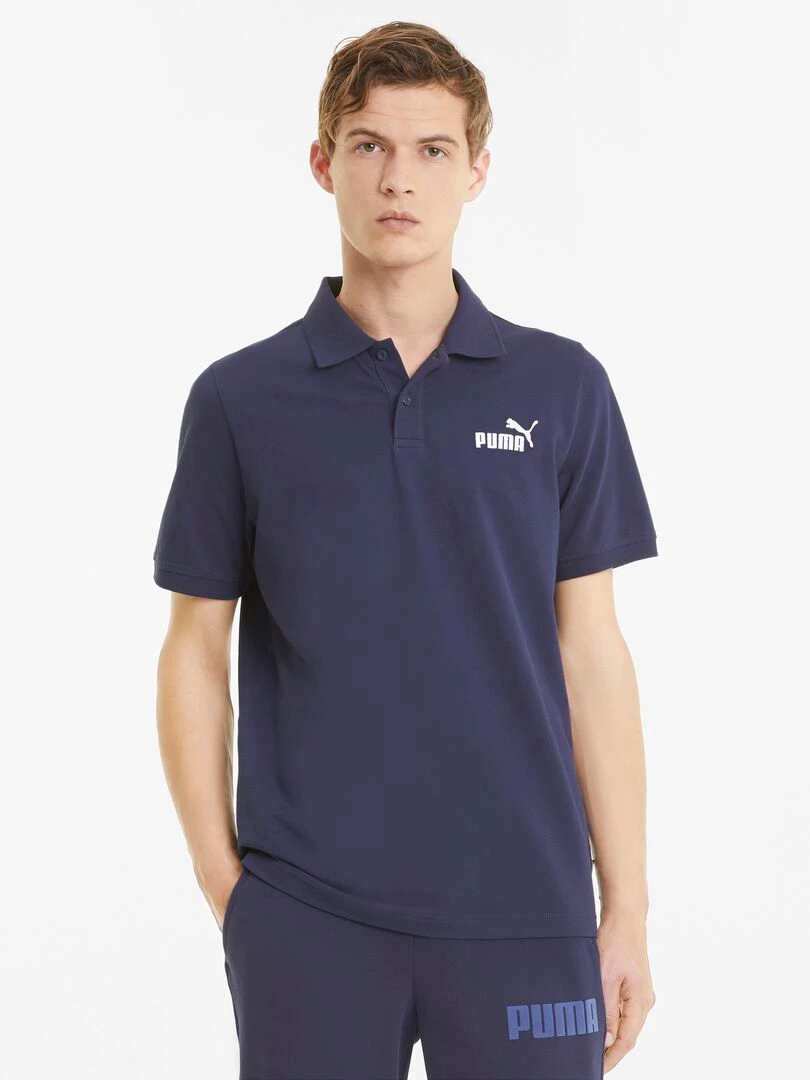 Polo 'Puma' Bleu marine