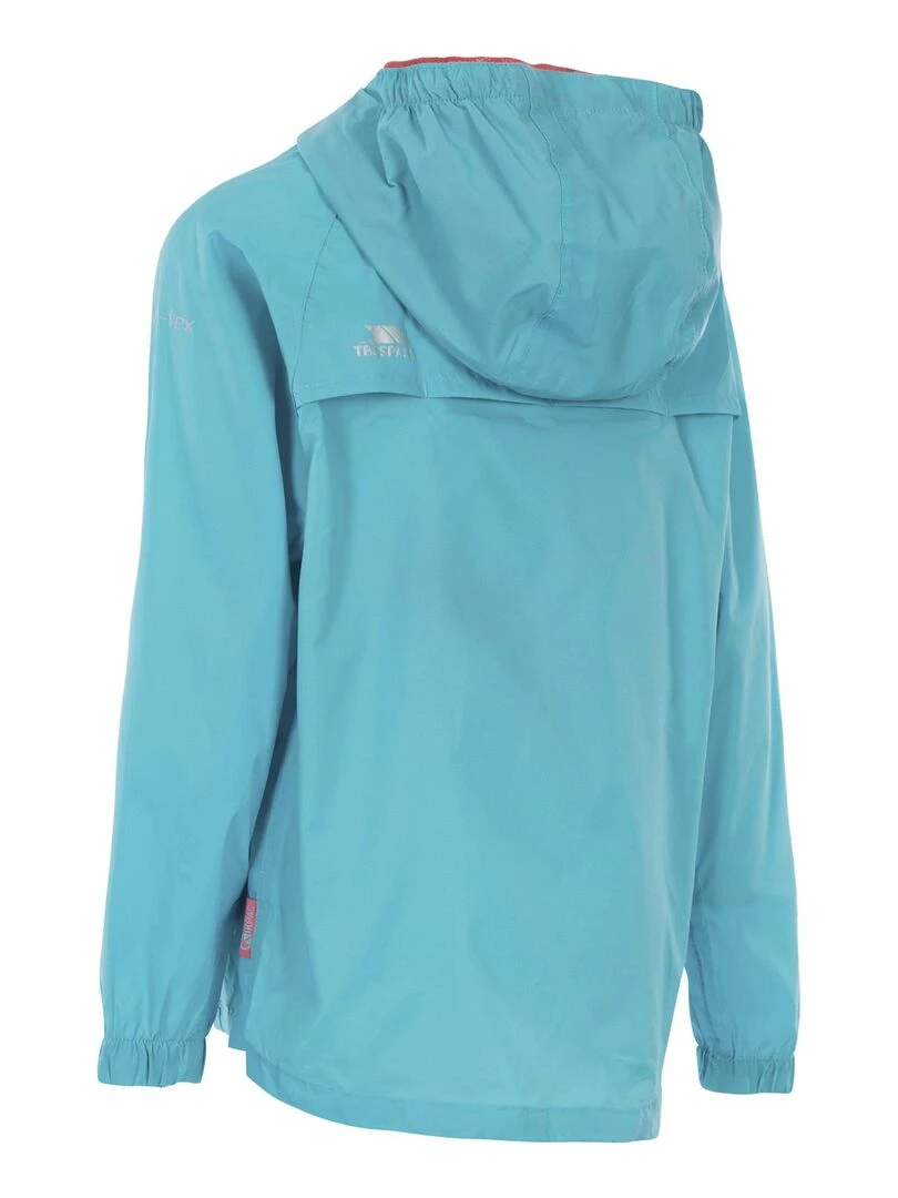 Trespass Qikpac Veste imperméable repliable unisexe Bleu canard