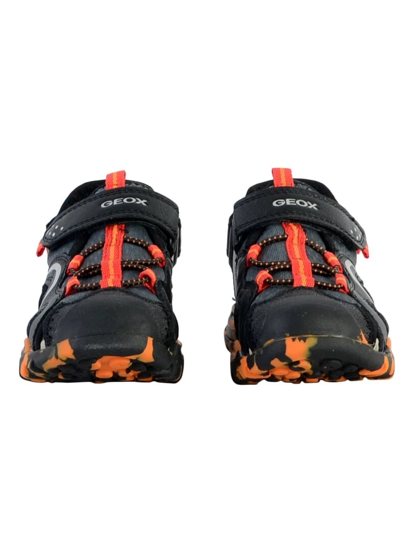 Sandale à scratch Geox Juniors Borealis J250RB 014ME C4052   Noir