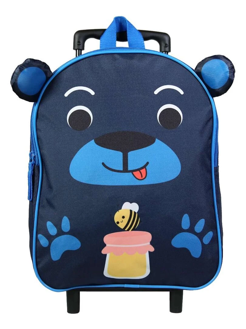 BAGTROTTER Sac à dos à roulettes 31 cm maternelle Kids Bleu Ours Bleu