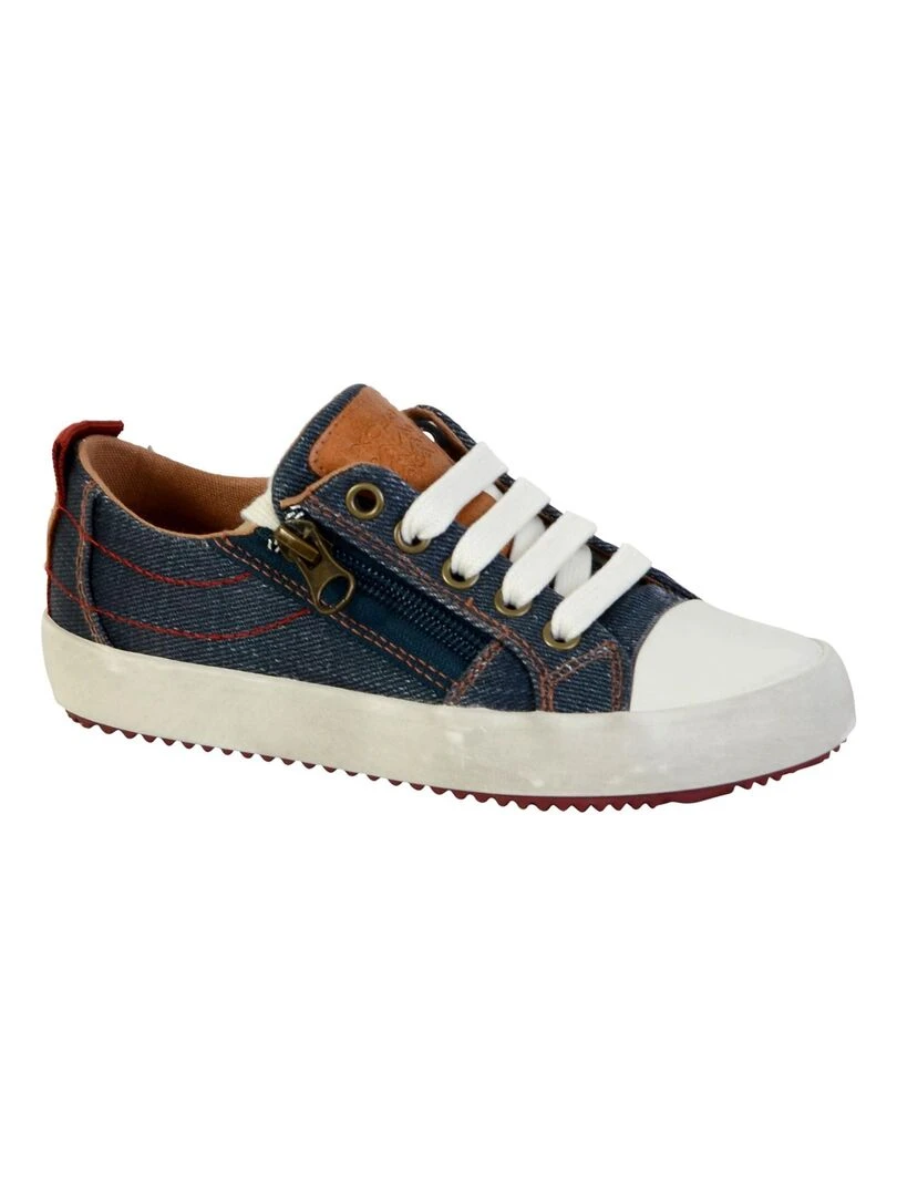 Basket Geox Enfant J Alonisso B.D Bleu