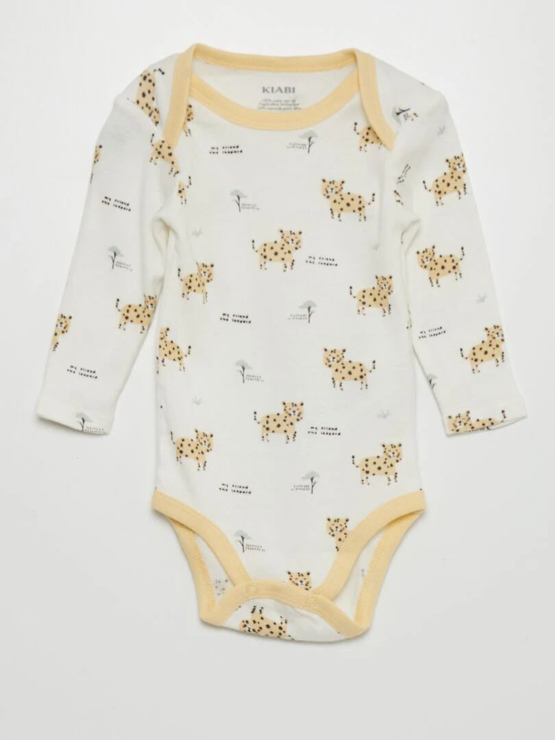 Lot de 7 bodies   BEIGE