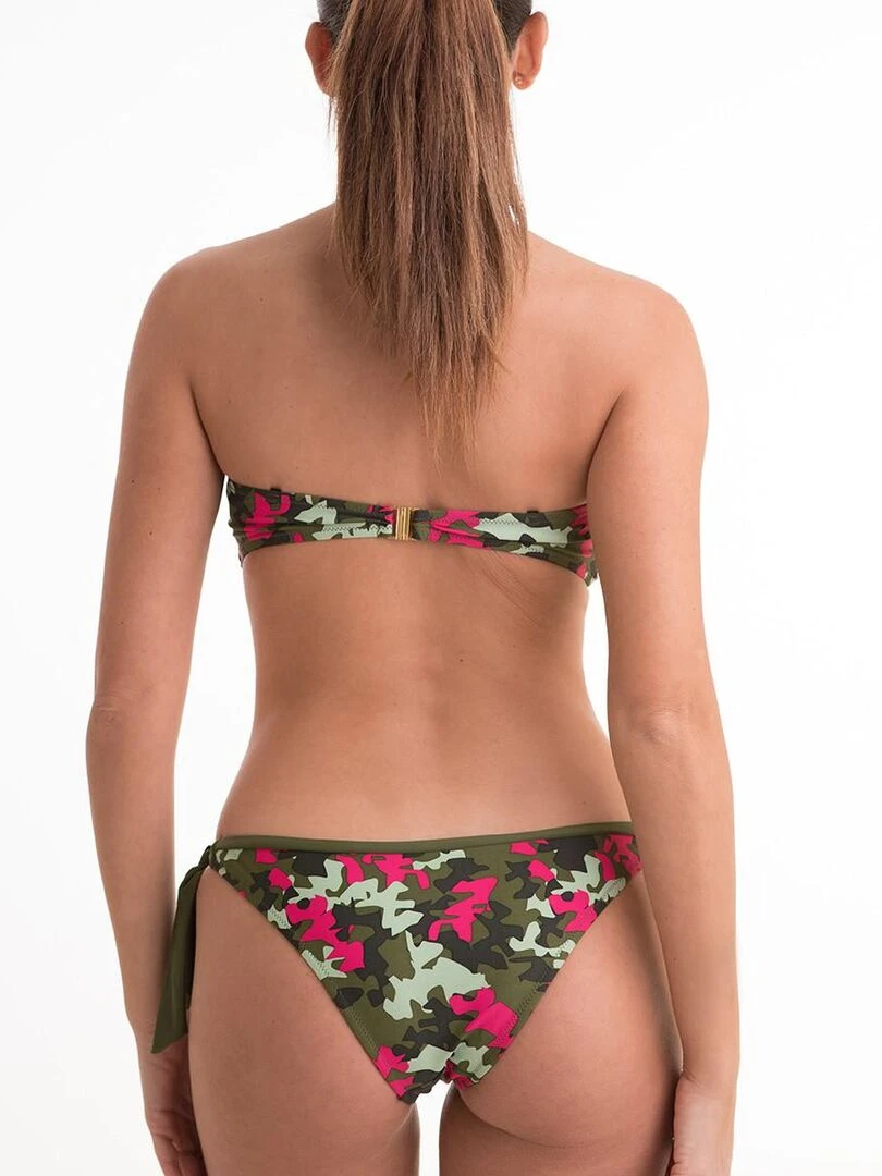 Bas de maillot de bain avec nouettes Cardo   Vert