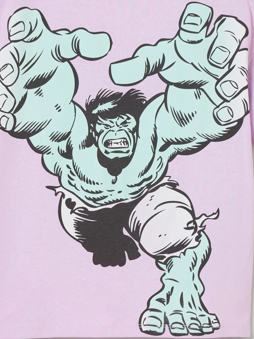 T shirt loose 'Hulk'   Violet