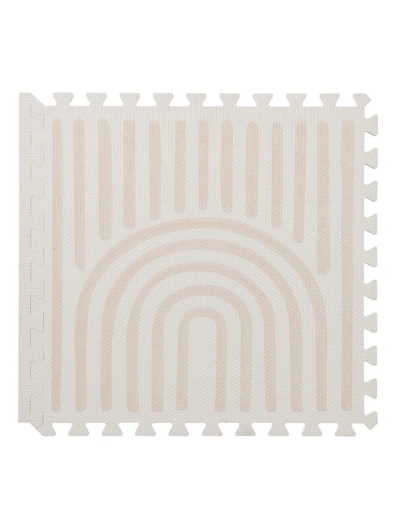 Tapis de jeu mousse LINEAR PUZZLEMAT LINEN Beige